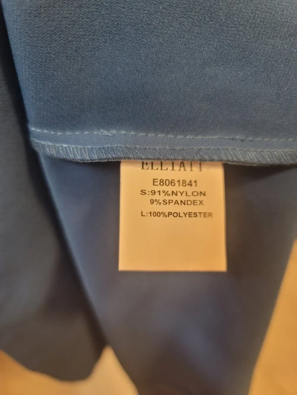 ELLIATT Palace Asymmetrical Gown, Blue, Small New $228 NWT